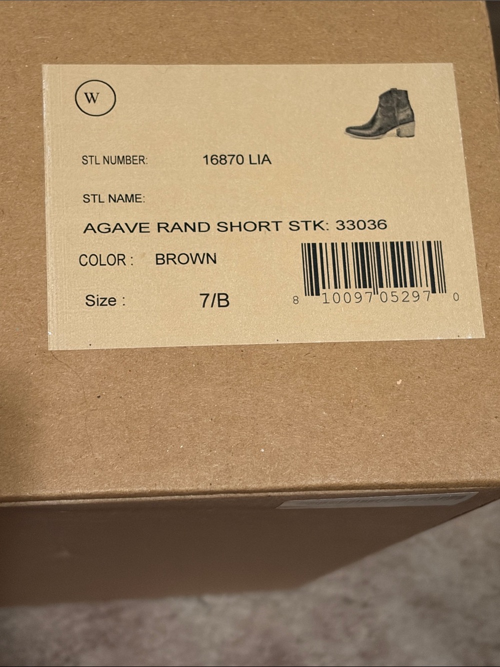 Ranch Road Agave Rand short boot BNIB - Picture 6 of 7
